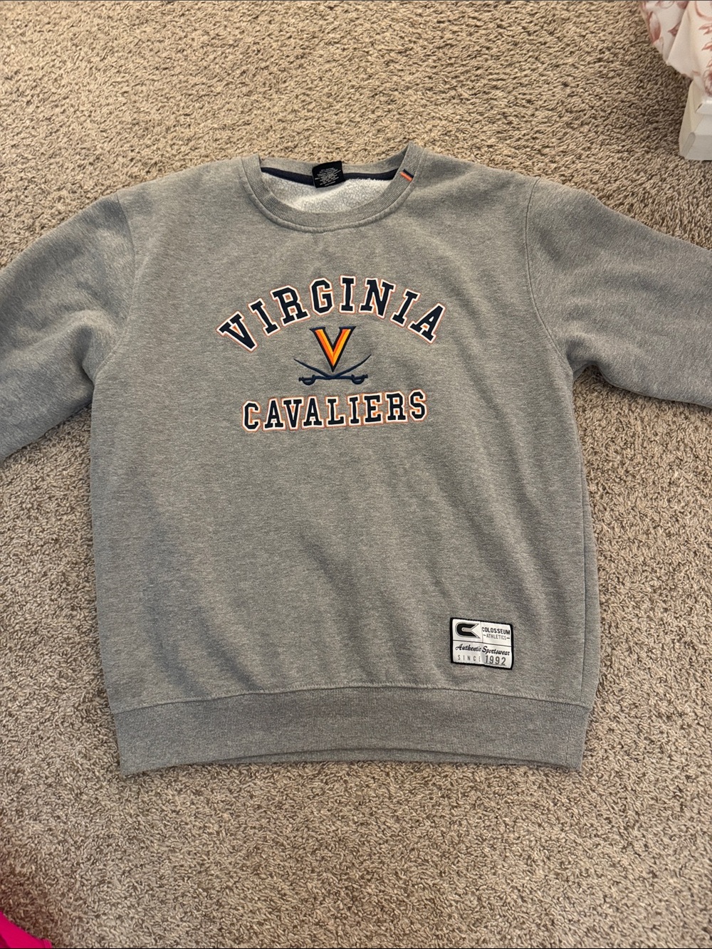 Virginia Cavaliers Gray Crewneck Sweatshirt